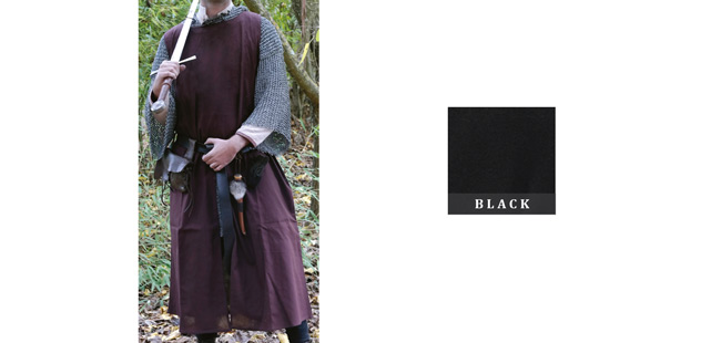 Medieval Surcoat - Black