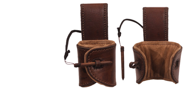 LeatherWorks Axehanger Brown Leather Mount