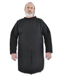 Closed Front Gambeson, Black