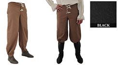 Pirate Pants, Black Medium