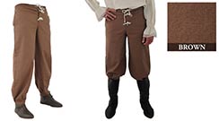 Pirate Pants, Brown X-Large