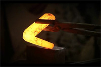 Forge Folding Tamahagane steel