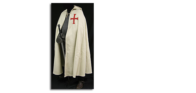 Knights Templar Cloak, Std. Size
