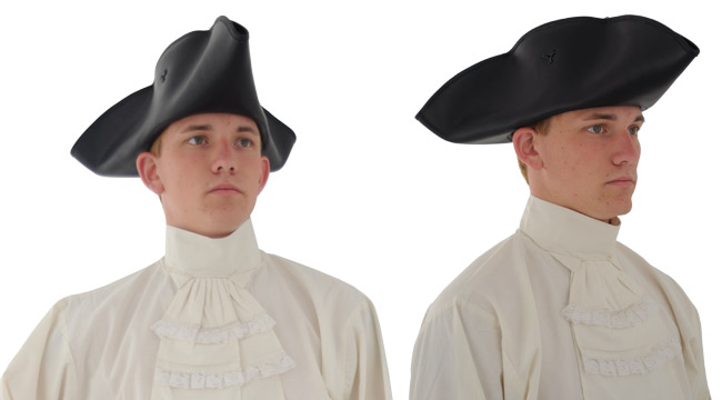 Tricorn Hat, Leather