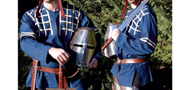 Medieval Men's Shirt - Blue