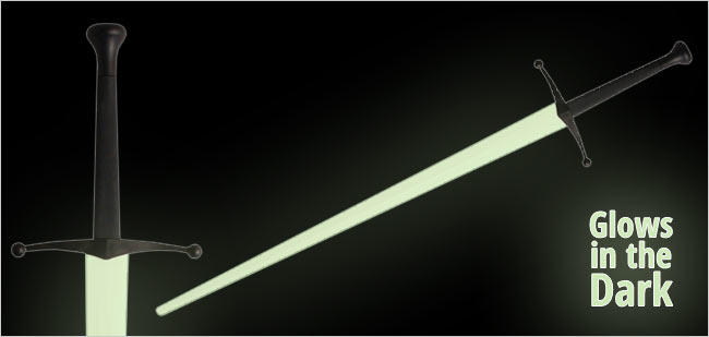 Xtreme Synthetic Sparring Longsword-Glow in Dark Blade