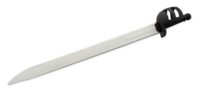 Synthetic Cutlass Sparring Sword - White Blade
