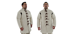 Gambeson, Natural, Leather Tie Closure Medium