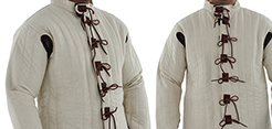 Gambeson, Natural, Leather Tie Closure