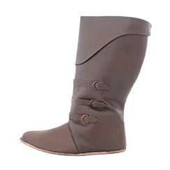 Mid Calf Boots, Dark Brown