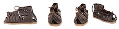 Roman Sandals, Dark Brown Size 7-1/2