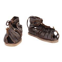 Roman Sandals, Dark Brown