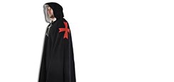 Templar Cloak, Black Wool
