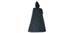 Medieval Hooded Cloak - Black