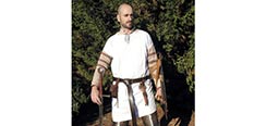 Celtic / Medieval Tunic - White - Large