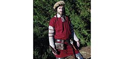 Celtic / Medieval Tunic - Maroon - X-Large