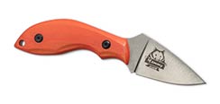 Hammy EDC Belt Knife - Orange G10 Niolox Steel Stone Wash