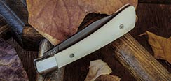 Gent Slip-Joint Knife, 440C w/ Black Ti
