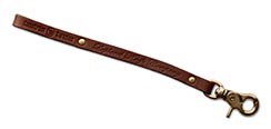 Leather Lanyard with Clasp 