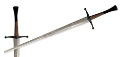 Synthetic Bastard Sparring Sword-Silver Blade 
