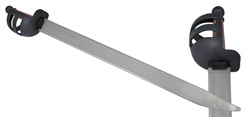 Synthetic Cutlass Sparring Sword-Silver Blade 