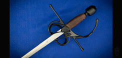 Swept Hilt Rapier - Black