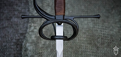 Swept Hilt Rapier - Black
